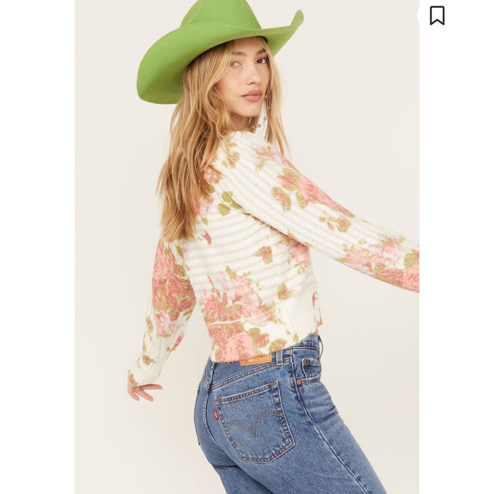 Free People Bed of Roses Sweater - Picture 6 of 8